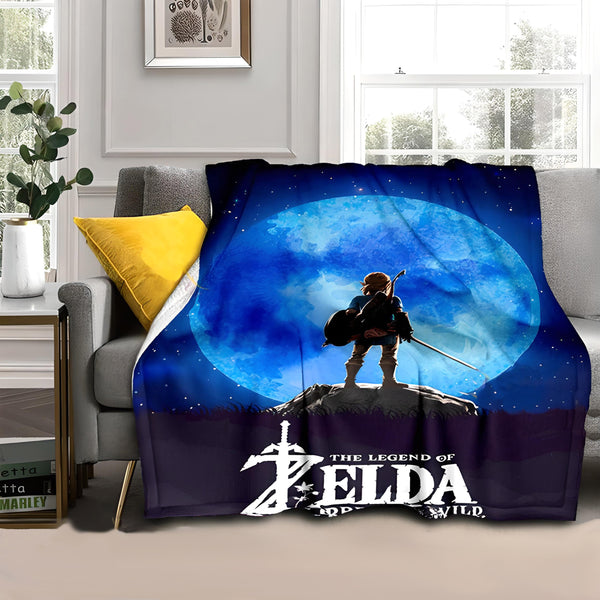 Zelda Landscape Night Blanket | Zelda Shop