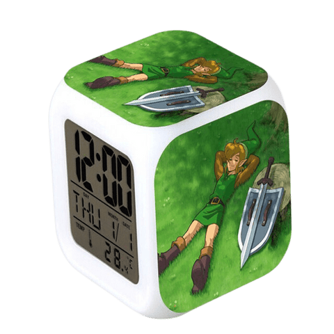 Zelda Link Sleeping Alarm Clock