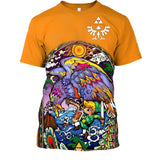 Zelda Orange Cartoon T-Shirt