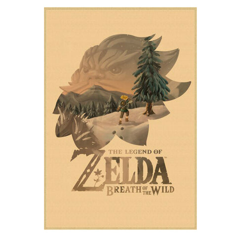 Zelda Snowy Landscape Poster