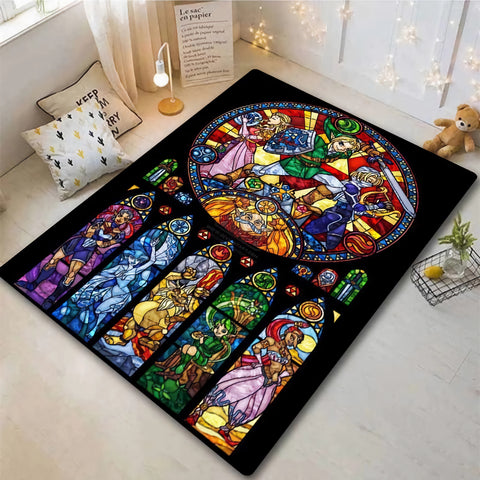 Zelda Stained Glass Rug
