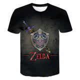 Zelda Sword and Shield Vintage T-Shirt